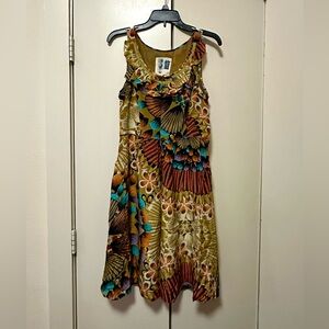 Edme Esyllte Lepidoptera Silk Dress